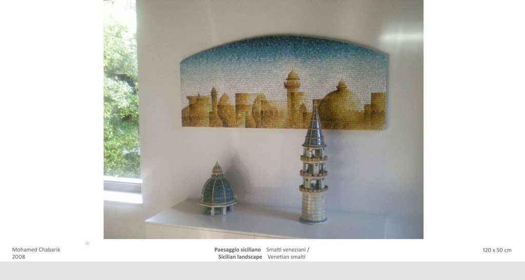 panorama in mosaico di smalti