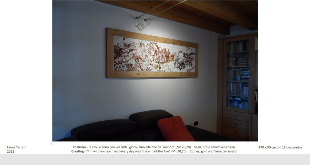 mosaico contemporaneo in casa privata