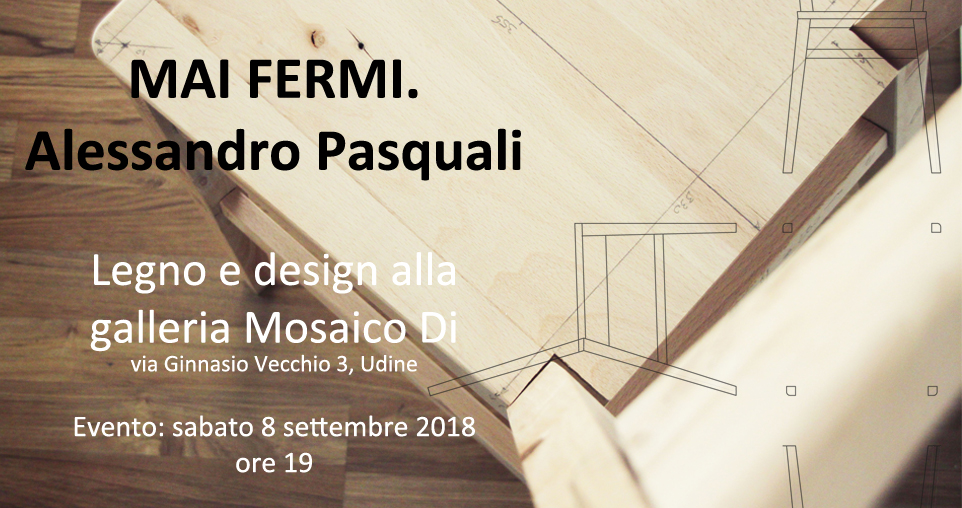 mostra legno e design di Alessandro Pasquali