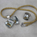 Mosaic jewelry: CC jewels collection, "L'Origine" pendant #15 and ring #9