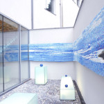 Pavimento della Volksbank, Graz - Austria, 2010. In collaborazione con Scuola Mosaicisti del Friuli, progetto di Cristina De Leoni.,